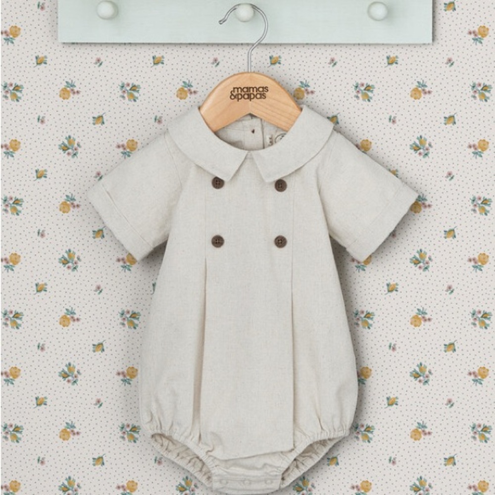 Mamas & Papas Baby Boy Romper - size 6-9 months